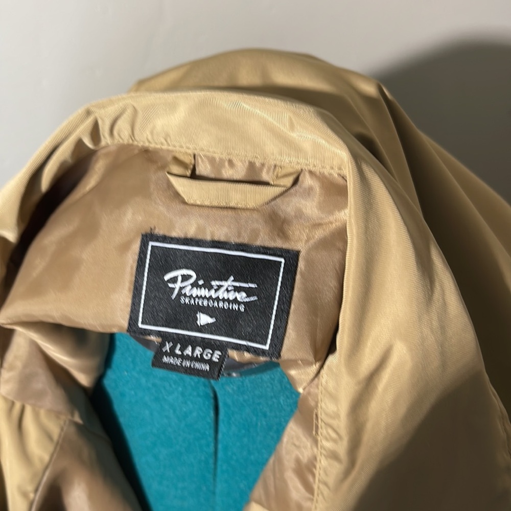 Primitive pullover windbreaker 100% Polyester shell 100% Polyester lining - Picture 10 of 13